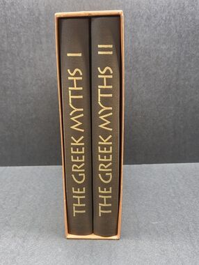 The Greek Myths - Robert Graves - Box Set With Books I & II 2001 Printing